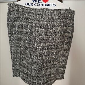 Dalia Collection Black and White Pencil Skirt